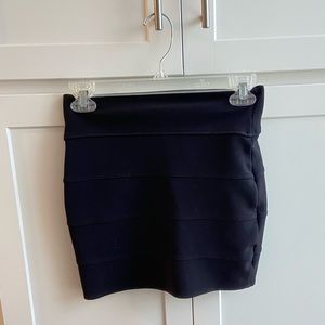 Black Charlotte Russe pencil skirt